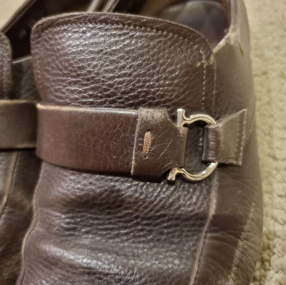 Salvatore Ferragamo Men's Leather Loafers - Picture 11 of 15